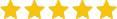 five stars review icon